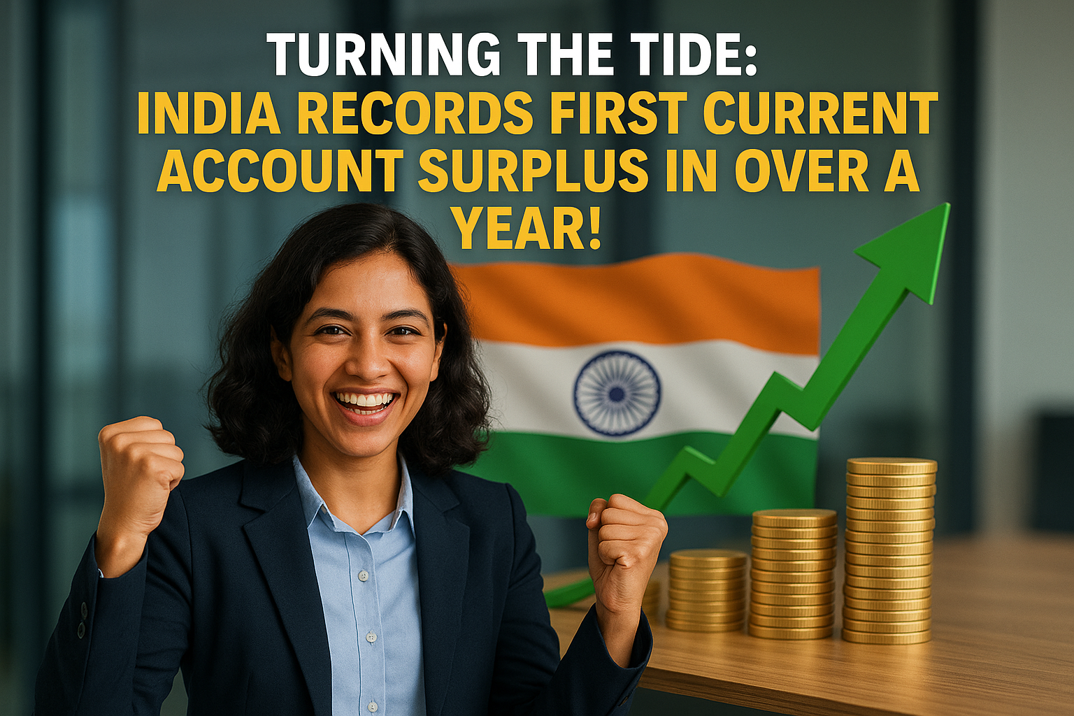 Turning the Tide: India Records First Current Account Surplus in Over a Year!
